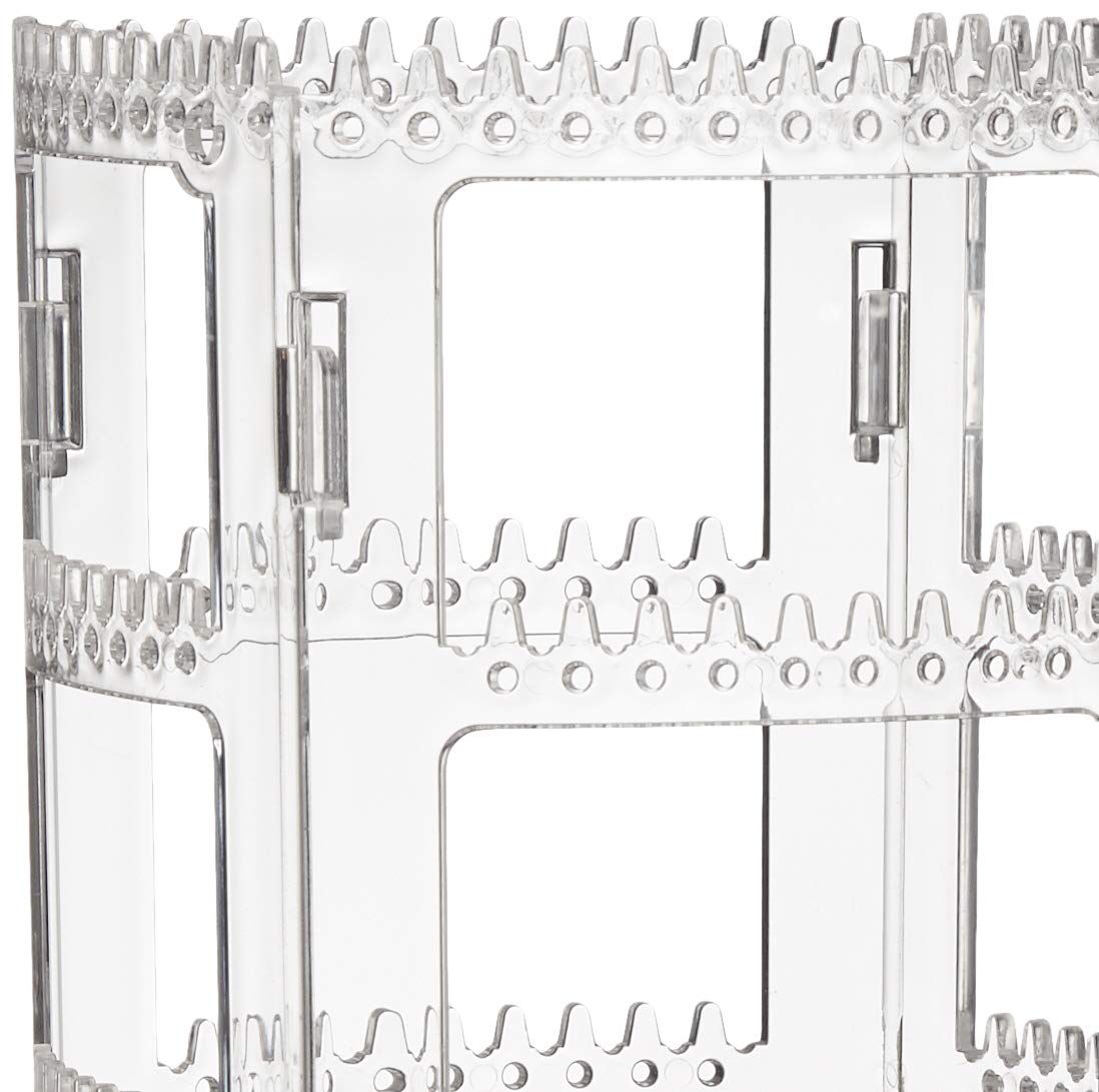 360° Rotating Acrylic Jewelry Organizer – 4-Tier Display Stand