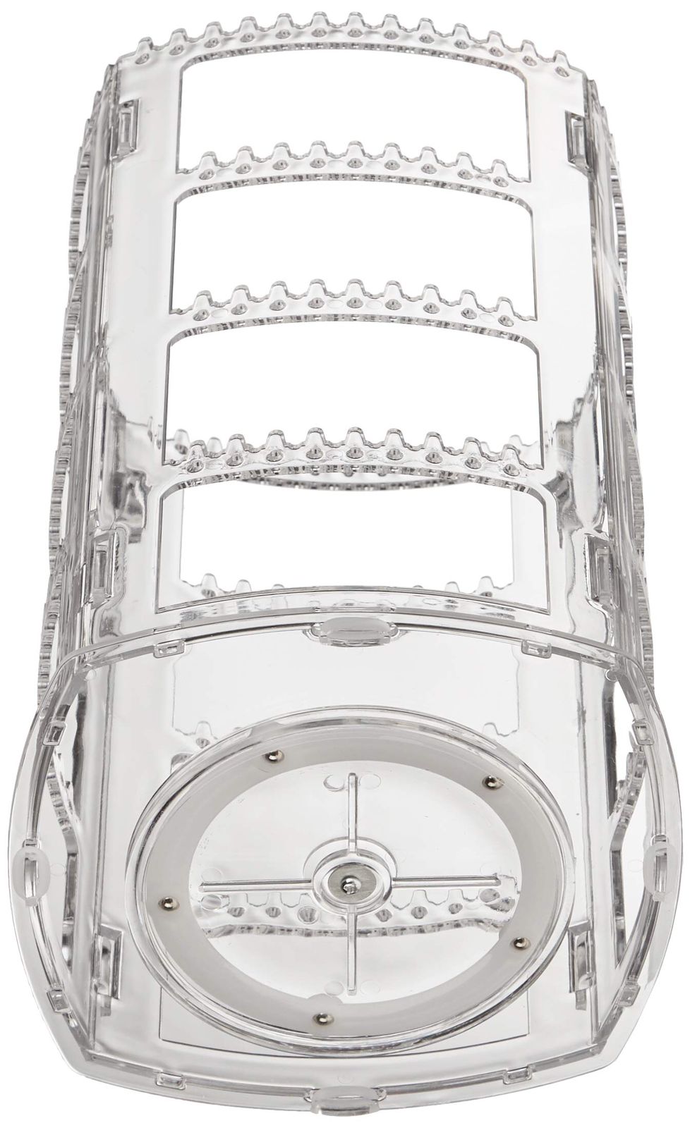 360° Rotating Acrylic Jewelry Organizer – 4-Tier Display Stand