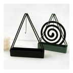 Premium Plastic Mosquito Coil Holder Stand with Ash Catcher – Modern Indoor & Outdoor Incense Burner