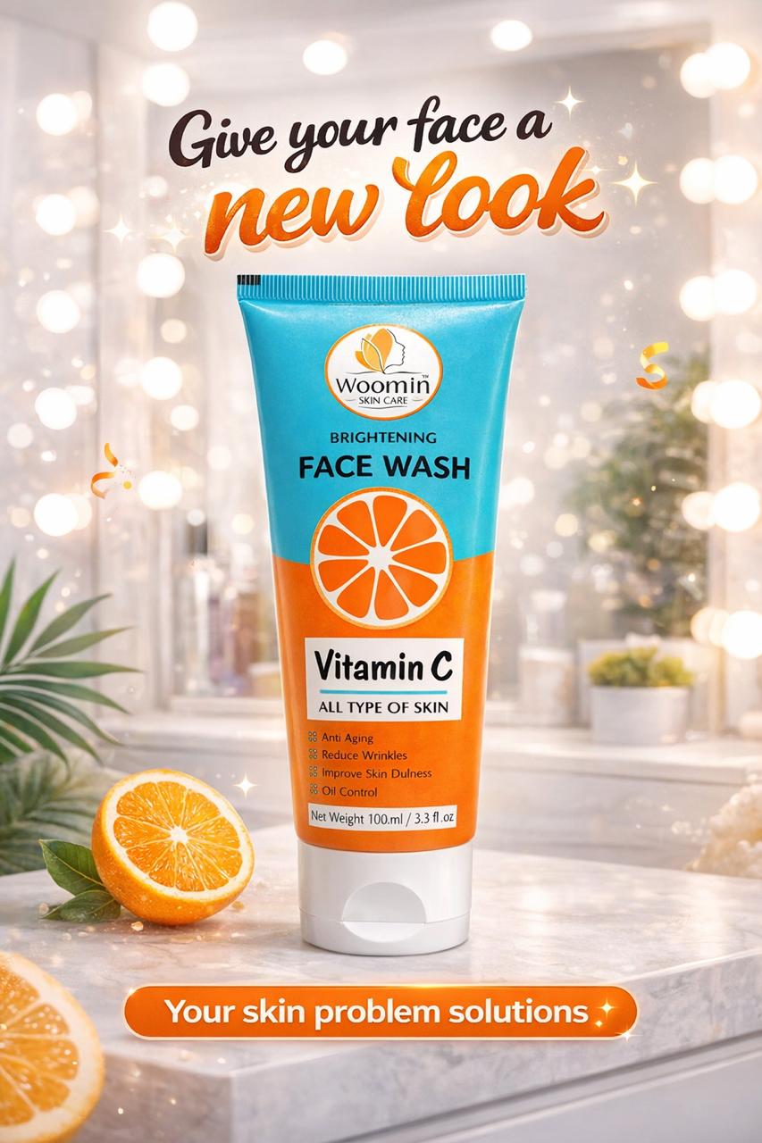 Woomin Face Wash Combo – Salicylic, Vitamin C, Gluta & Rice