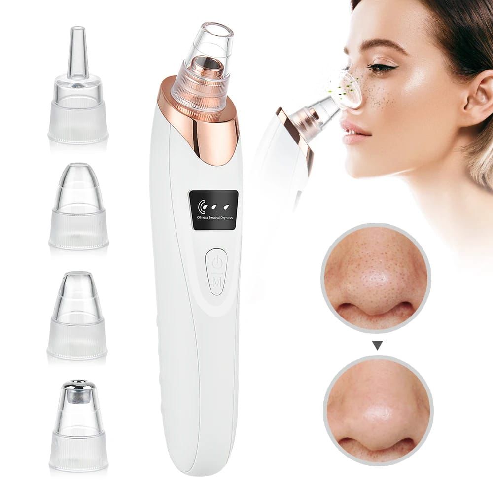 5-in-1 Electric Blackhead Remover Vacuum with LCD Screen