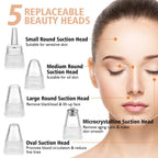 5-in-1 Electric Blackhead Remover Vacuum with LCD Screen