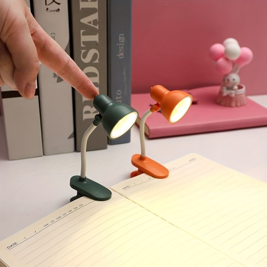 Mini Clip-On LED Book Light – Portable Reading Lamp for Bed, Study & Night Reading