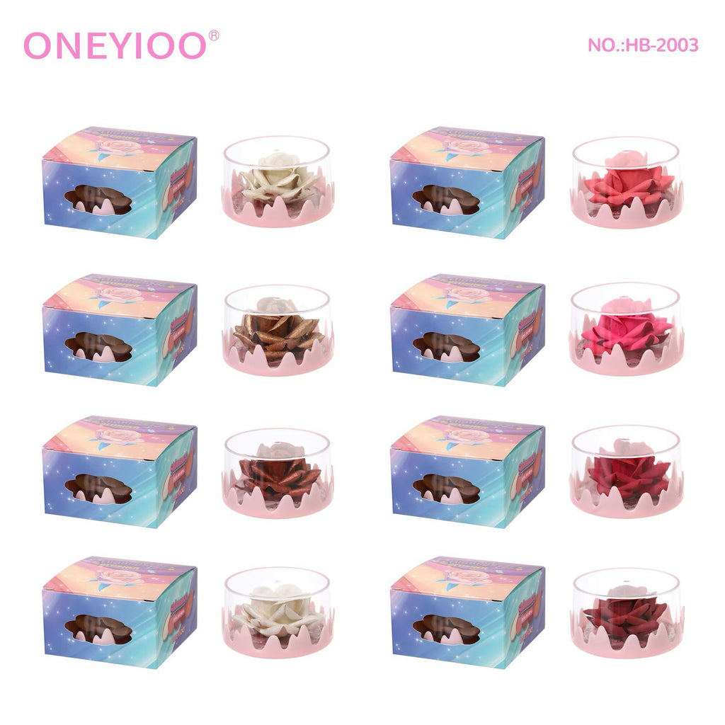 Oneyioo Rose Flower Highlighter & Blush 2-in-1 Set