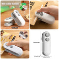 2-in-1 Mini Bag Sealer & Cutter – Rechargeable Heat Sealing Machine