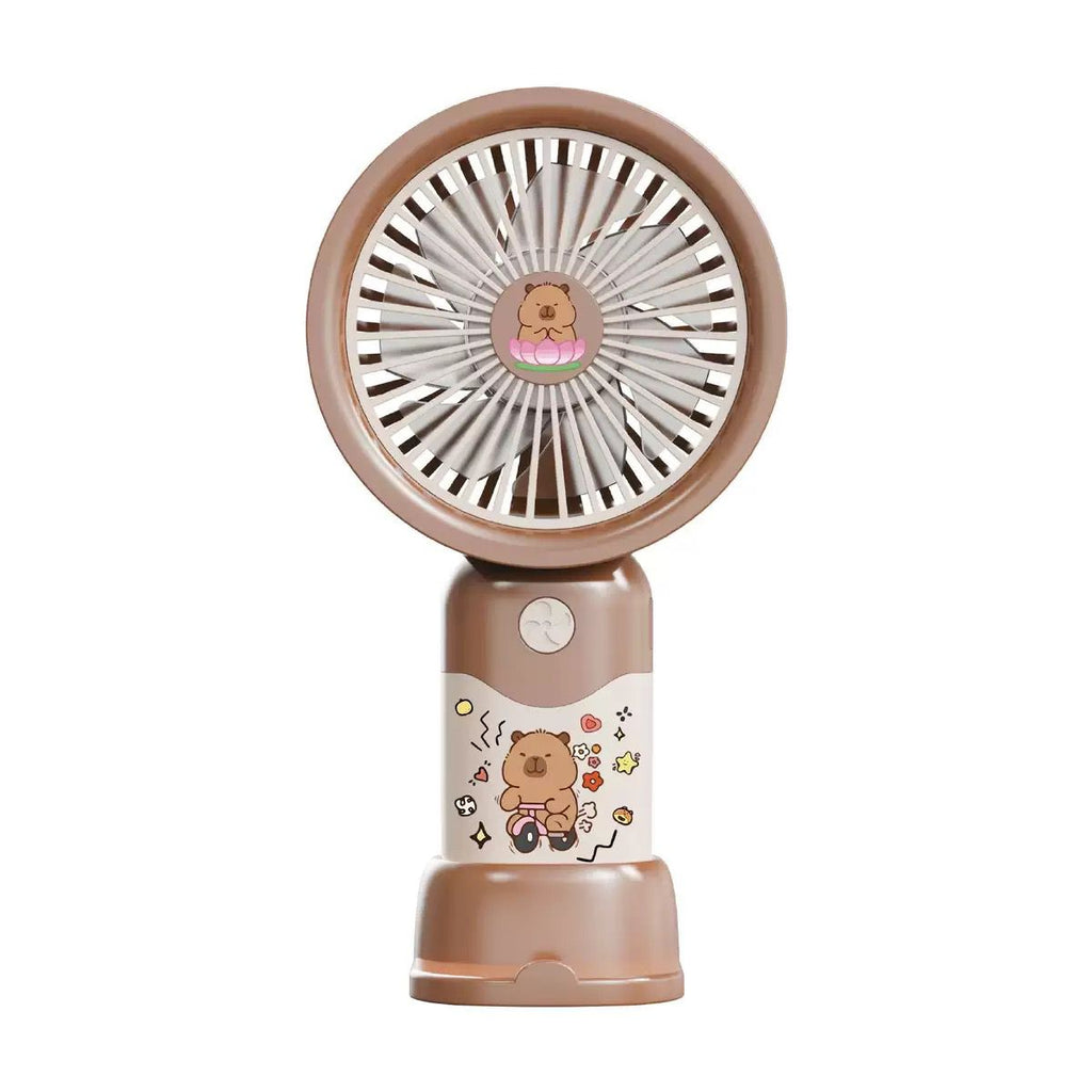 Portable Mini USB Rechargeable Handheld Fan for Kids – Cute Cartoon Cooling Fan for Travel, Office, Home & Summer Outdoor Use