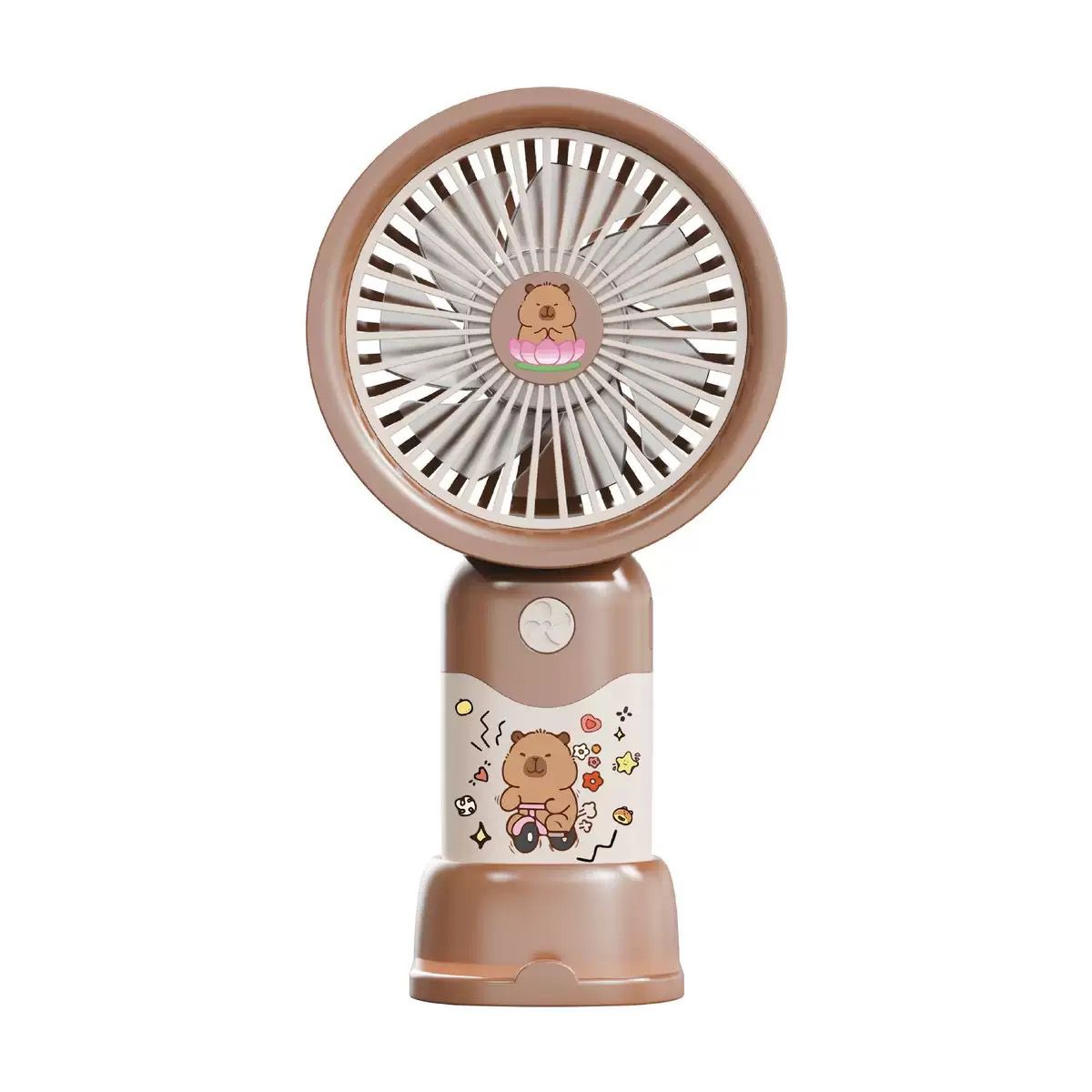 Portable Mini USB Rechargeable Handheld Fan for Kids – Cute Cartoon Cooling Fan for Travel, Office, Home & Summer Outdoor Use