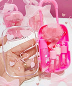 Mocoallure Lip Gloss Set & Lip Care Kit for Soft Pink Lips