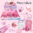 Mocoallure Lip Gloss Set & Lip Care Kit for Soft Pink Lips