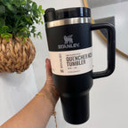 Premium 40oz Stainless Steel Vacuum Insulated Tumbler with Handle & Straw – Leakproof Double Wall Travel Mug for Coffee, Water & Hot or Cold Drinks