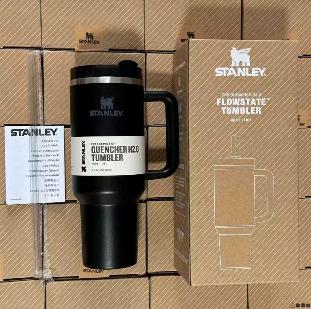 Premium 40oz Stainless Steel Vacuum Insulated Tumbler with Handle & Straw – Leakproof Double Wall Travel Mug for Coffee, Water & Hot or Cold Drinks