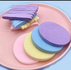 Compressed Soft Facial Srub Sponge 12 pc