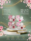 Billion Beauty Cushion Blush Set – 4 Long-Lasting Natural Glow Shades