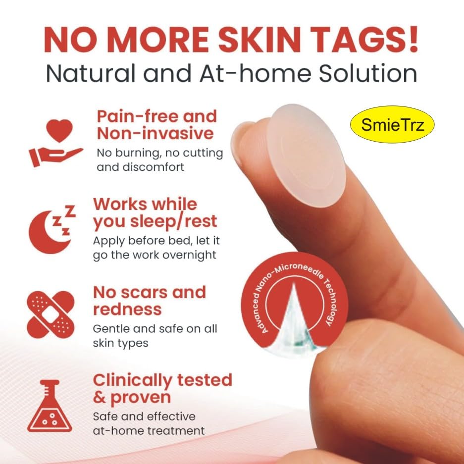 DermaSmooth Skin Tag Remover Patch – Fast & Easy Skin Tag Removal