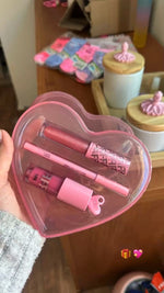 Rimocco Heart Shape 3-in-1 Lip Kit – Lip Tint, Lip Gloss & Lip Liner Gift Set