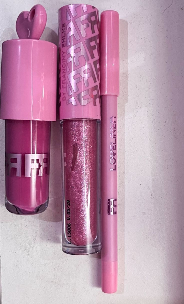 Rimocco Heart Shape 3-in-1 Lip Kit – Lip Tint, Lip Gloss & Lip Liner Gift Set