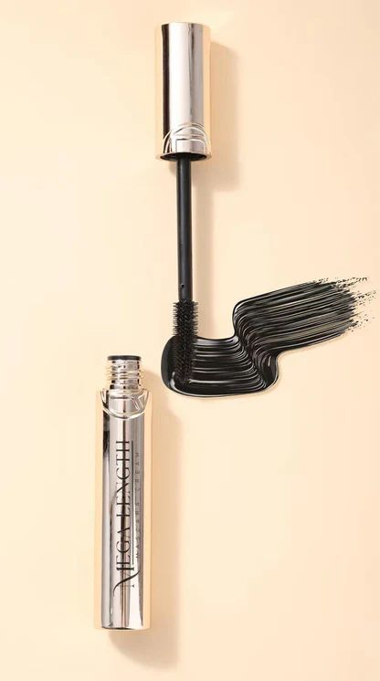 HUDAMOJI Mega Length Waterproof Mascara – Long-Lasting Lengthening & Volumizing Mascara for Fuller, Longer Lashes