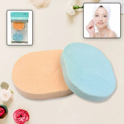 1 Pc Reusable Facial Cleansing Puff Soft Face Cleansing Sponge for Deep Cleansing, Gentle Exfoliation & Makeup Removal