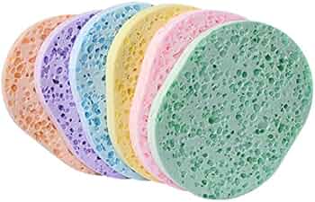 1 Pc Reusable Facial Cleansing Puff Soft Face Cleansing Sponge for Deep Cleansing, Gentle Exfoliation & Makeup Removal