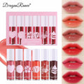 Dragon Ranee 6PCS Watery Lip Tint Stain Set | Long-Lasting Waterproof Lip Tint