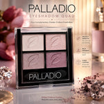 Palladio Eyeshadow Quad – 4 Color Smokey Eyes Palette