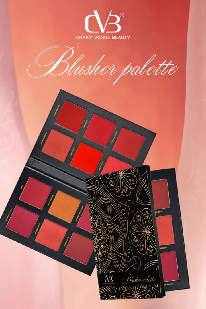 CVB Blusher Palette 12 Shades – All Skin Tones C226