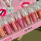 HUDAMOJI Viral Matte Lip Gloss – Long Lasting Glossy Shine