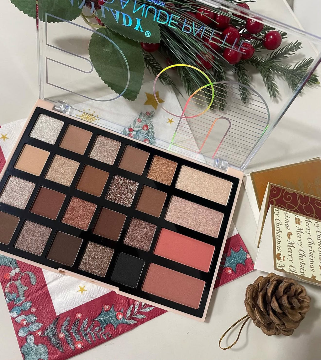 ANYLADY Nude Makeup Palette | Eyeshadow, Blush & Glow Kit