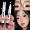 2 IN 1 Silver Novice Pearlescent Waterproof Silk Worm Highlighter Pen