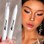 KS-ONE Silver Pearlescent Waterproof Highlighter Pen Silkworm Eyeshadow