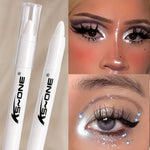 KS-ONE Silver Pearlescent Waterproof Highlighter Pen Silkworm Eyeshadow