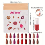 LMG BROTHS 18-Color Capsule Lipstick Set – Silky Smooth Matte Finish Mini Lipstick Pods (Travel Size & Portable)