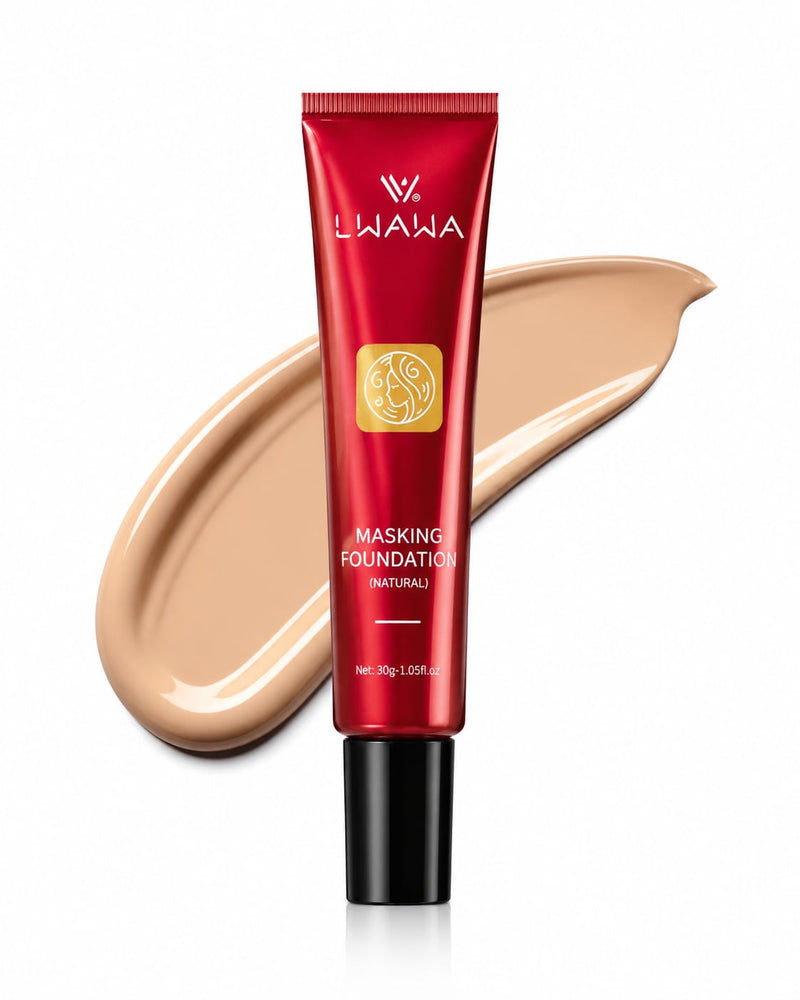 LWAWA Masking Foundation 30g – Natural Shade Liquid Foundation for Smooth, Flawless-Looking Skin