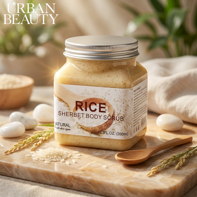 WOKALI Rice Sherbet Body Scrub 350ml-WKL594