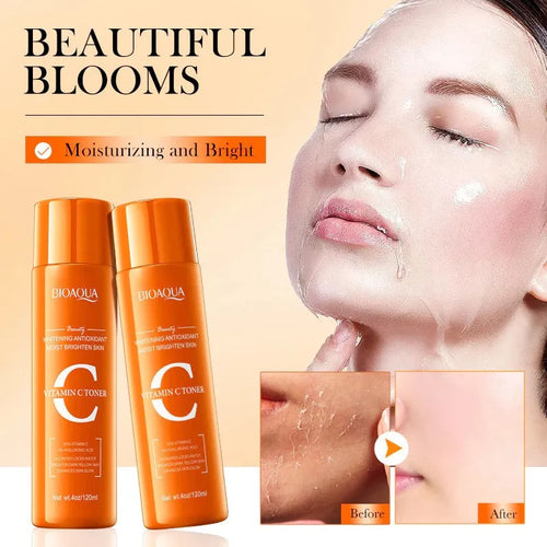 BIOAQUA Vitamin C Face Toner 120ml - Bright & Hydrated Skin