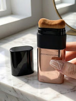 Kaka Show Waterproof Foundation Stick with Built-in Brush | Full Coverage Long-Lasting Cream Foundation Concealer | Korean Makeup | Made in Korea