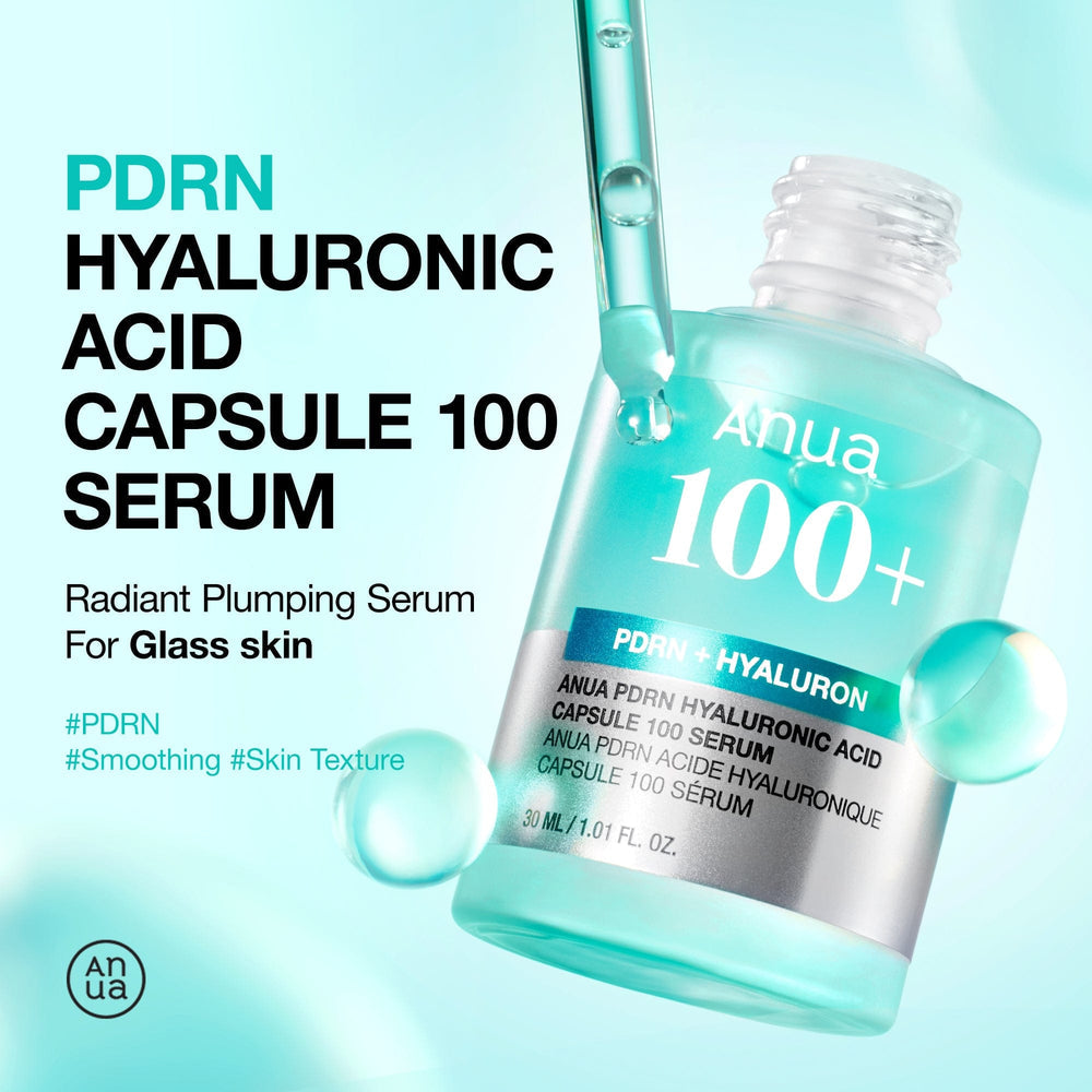 Anua PDRN Hyaluronic Acid Face Serum - Korean Glass Skin