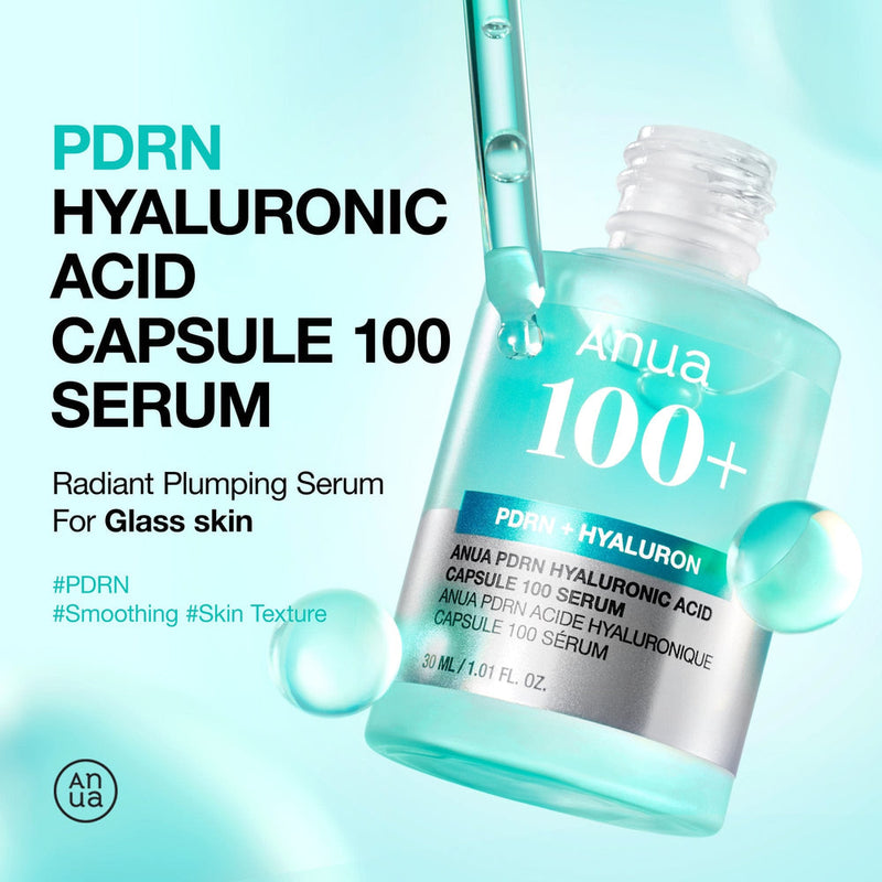 Anua PDRN Hyaluronic Acid Face Serum - Korean Glass Skin