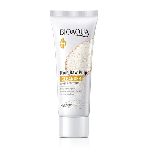 BIOAQUA Rice Raw Pulp Facial Cleanser 100g