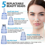 5-in-1 Electric Blackhead Remover Vacuum with LCD Screen