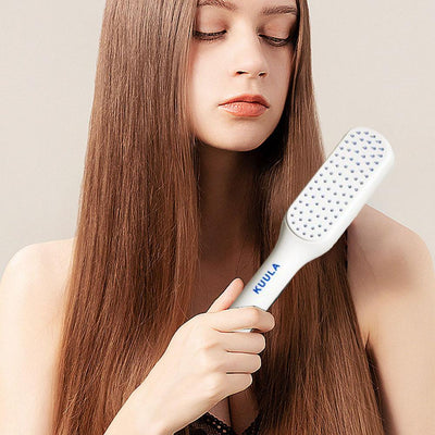 Self-Cleaning Anti-Static Hair Brush with Scalable Rotating Lifting and Massage Comb