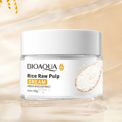 BIOAQUA Rice Raw Pulp Moisturizing Face Cream 50g