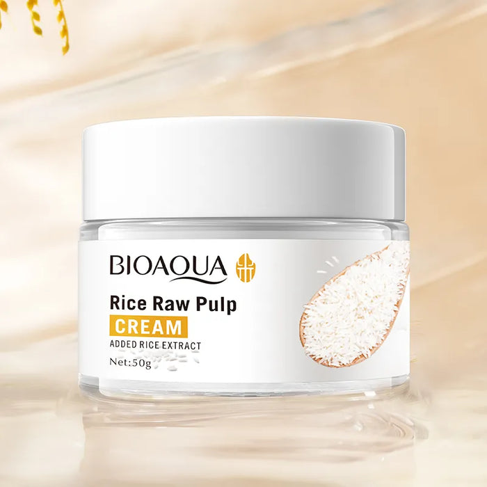 BIOAQUA Rice Raw Pulp Moisturizing Face Cream 50g