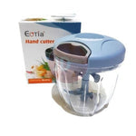 Portable Manual Vegetable Chopper – 900ml Hand Pull Food Processor with 5 Stainless Steel Blades for Onion, Garlic & Fast Kitchen Meal Prep