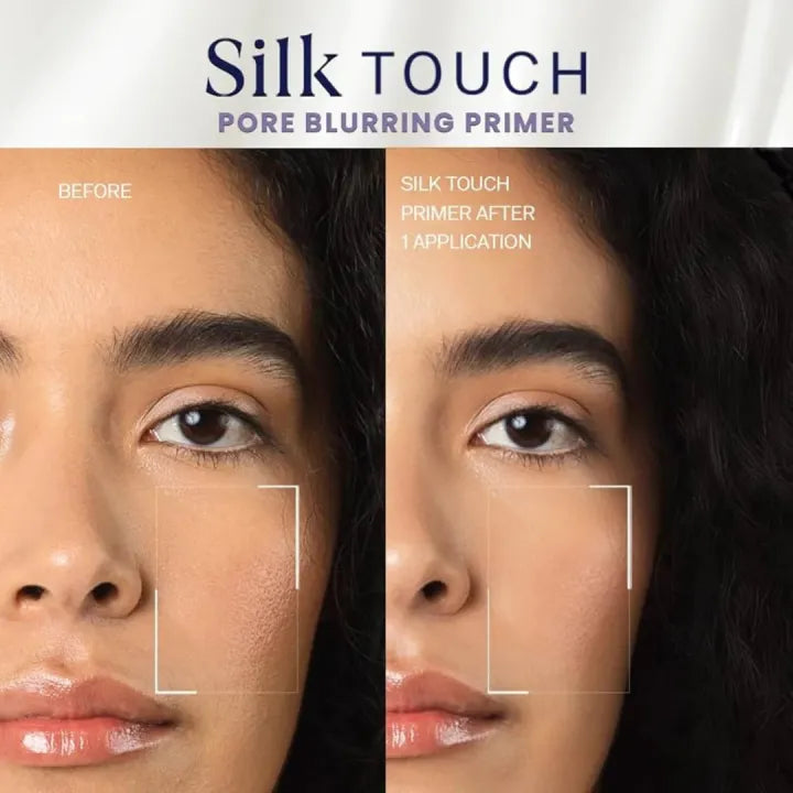 FLICKA Silk Touch 3-in-1 Primer + Moisturizer — Blurs 100% of Pores
