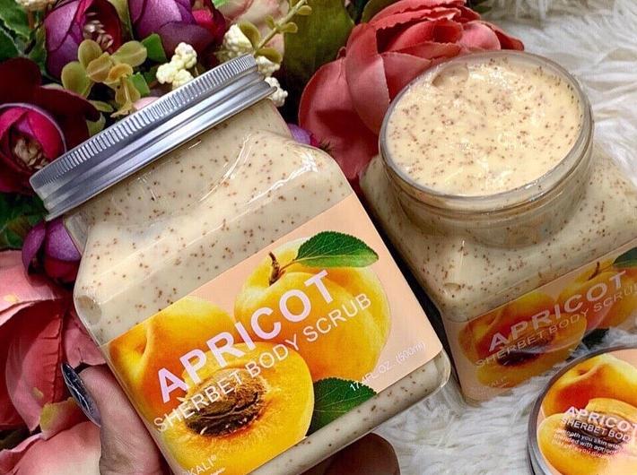 WOKALI Apricot Sherbet Body Scrub 350ml WKL595