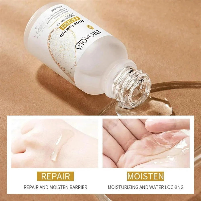 BIOAQUA Rice Eye Cream & Face Serum Duo – Pack of 2