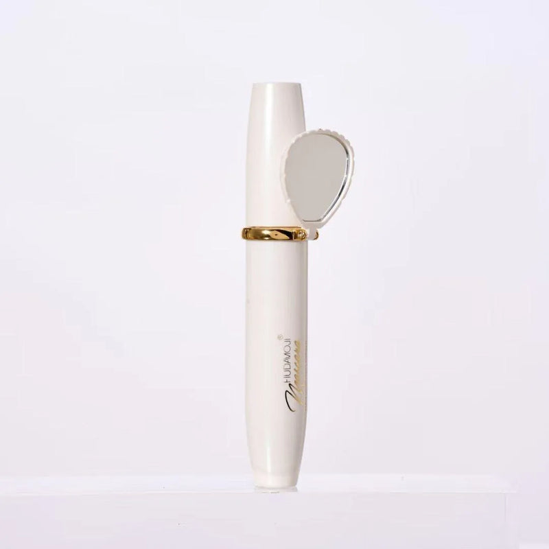 HUDAMOJI Mirror Mascara – Waterproof Long Lasting Volumizing Lengthening Curling Black Eyelash Mascara with Built-In Mirror | Smudge Proof Lash Boosting Formula