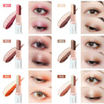 Double Color Eyeshadow Stick 2 in 1 Gradient Shimmer Eye Shadow