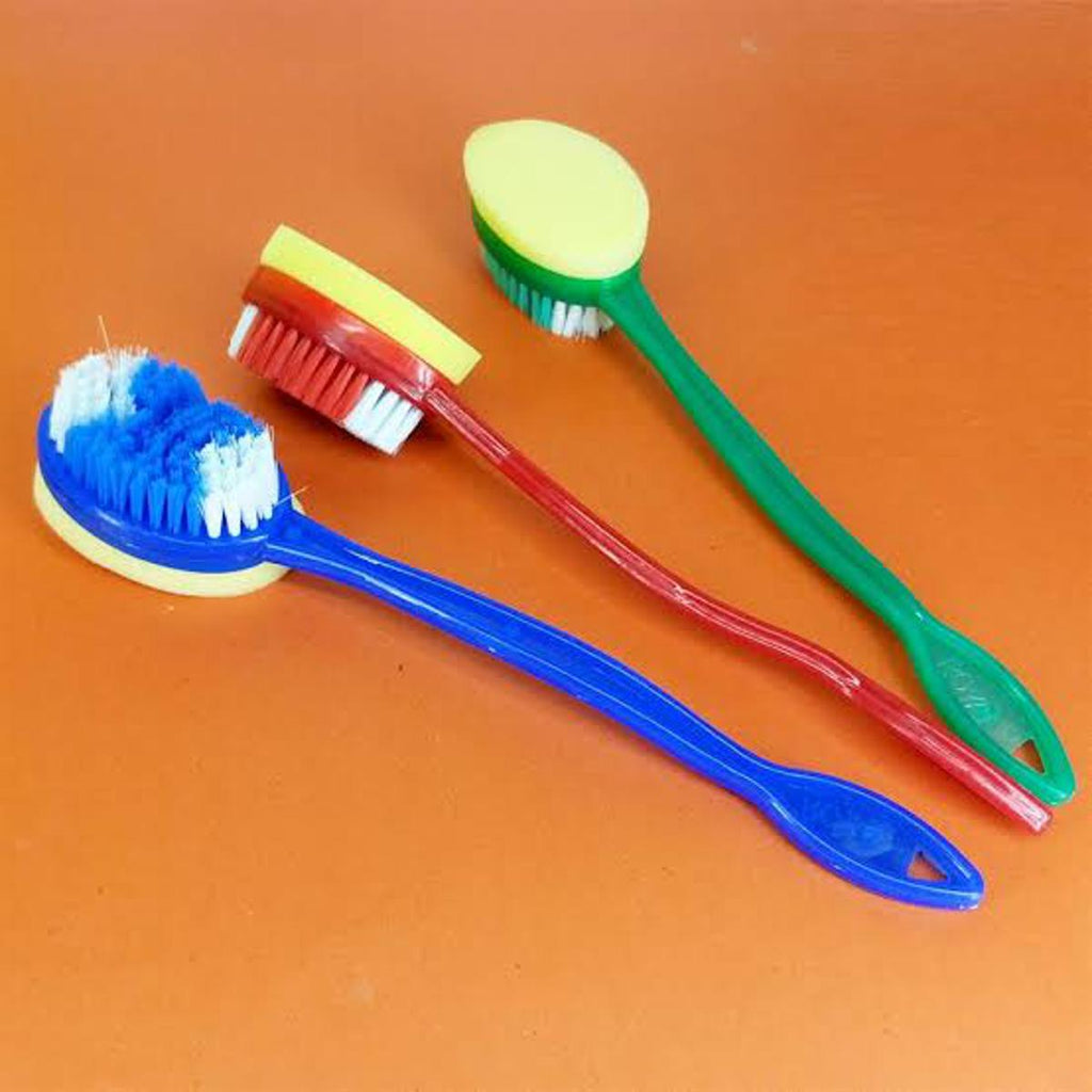 2 in 1 Bath Back Scrubber Shower Wash Sponge BODY CLEANING BRUSH
